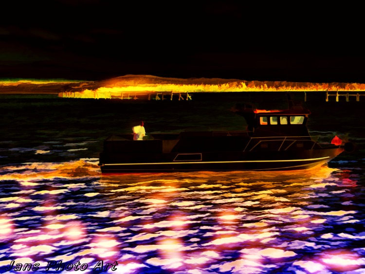 Sailing Past The Glowing Dunes