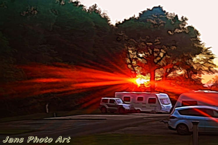 Caravan Sunset