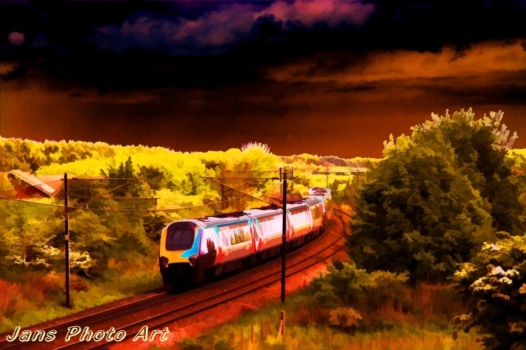 Speeding Under The Dark Sky